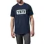 Yeti Logo Badge Short Sleeve T-Shirt - Navy/White